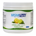 KALA HEALTH MSMPure Lemon Lime Flavored Coarse MSM Powder Flakes – Organic Sulfur for Joint Flexibility, Skin Appearance, and Hair & Nail Support – 8.8 oz, USA Made, Distilled Crystals