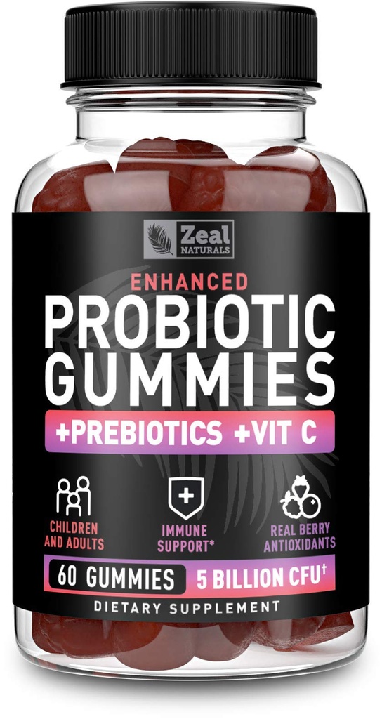 Προβιοτικά Gummies για ενήλικες και παιδιά (60 Count 