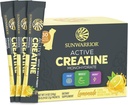 Creatine Monohydrate Powder Micronized PreWorkout Recovery Supplement | Support Muscle Building Strength Training Cognition | Vegan & Keto Friendly Easily Mixes, Pop Box 30 Servings, Lemonade Flavored