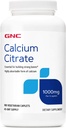 GNC Citrate Ασβέστιο 1000mg, Απαραίτητο για την οικοδόμηση ισχυρών οστών, 180 χορτοφαγικές αιχμές