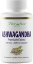 Παραδεισένια βότανα Βιολογικά Ashwagandha, Ayurvedic Adaptogen, Vegan, μη ΓΤΟ, Χωρίς γλουτένη, 60 κάψουλες χορτοφάγων