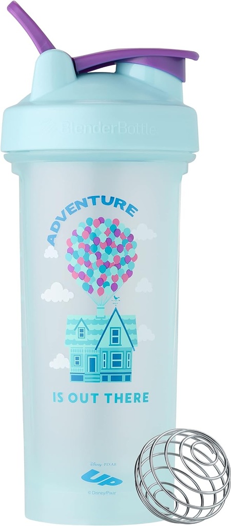 BlenderBottle Pixar Classic V2 Shaker μπουκάλι Ιδανικό για τις πρωτεΐνες Shakes και προ προπόνηση, 28-Ounce, Up