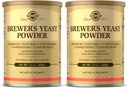 Solgar Brewer's Yeast Powder - 14 oz, Pack of 2 - Φυσικό, Άγευστο & Μη Γλυκασμένο - Κατάλληλο για χορτοφάγους - 26 Services