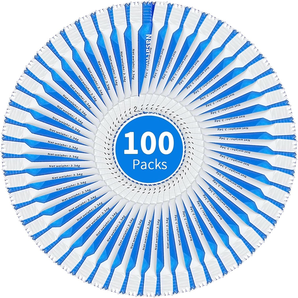 Neti Pot Salt Packets, Ατομικά 100 Saline Packets, Nasal Wash Refill Kit 