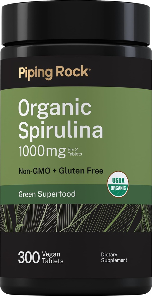 Piping Rock Organic Spirulina 