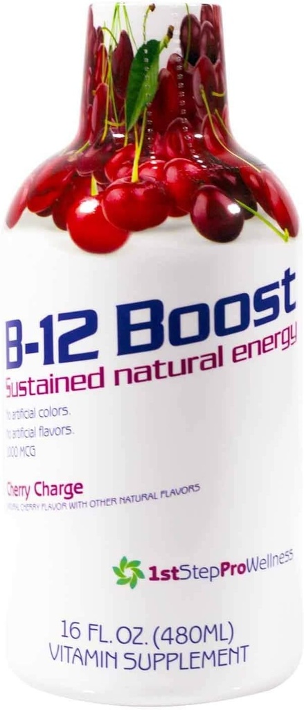 Υψηλή απόδοση Fitness INC. 1ο βήμα υγρό B-12, Cherry Charge, 16-υγρές ουγγιές