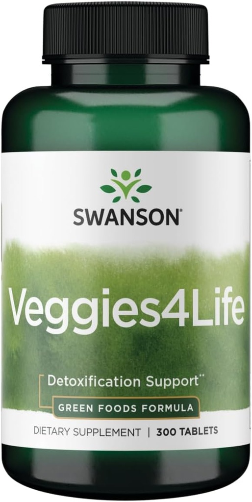 Swanson Veggies4Life 300 καρτέλες
