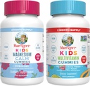 MaryRuth Organics Multivitamin (Strawberry) και Μαγνήσιο Calm Gummies (Hibiscus) για παιδιά 