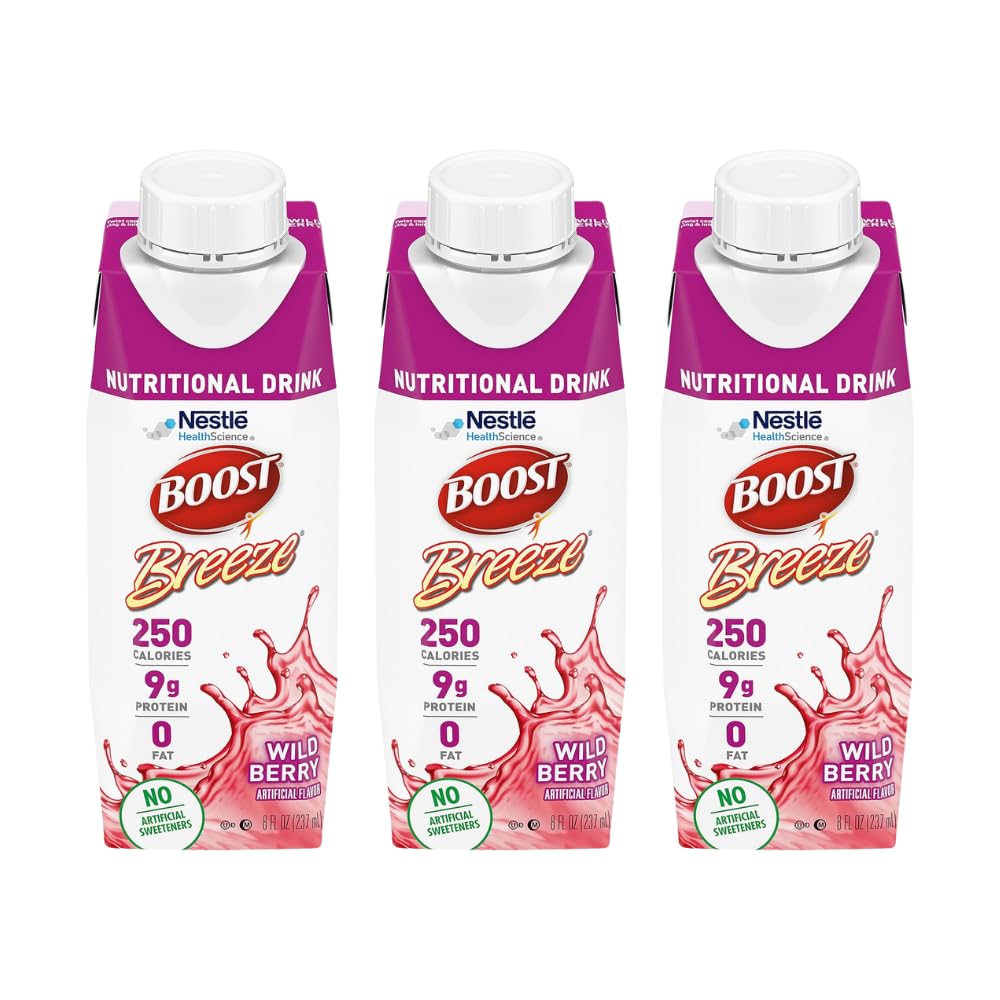 Ενισχύστε Breeze Διατροφικό Ποτό Wildberry, 8 fl Oz (πακέτο των 3)
