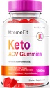 rize labs - Xtremefit Keto ACV Gummies για Σύνθετη απώλεια βάρους, Σύνθετη Φόρμουλα, συμπλήρωμα μηλίτη μηλίτη (60 Gummies)