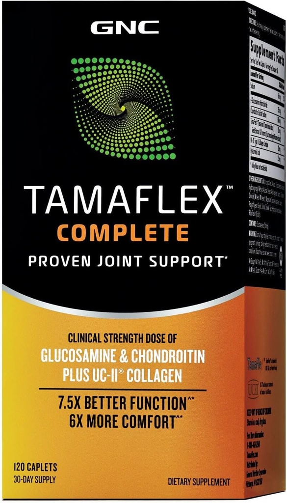 GNC Tamaflex πλήρης, παρέχει κοινή υποστήριξη, 120 Caplets