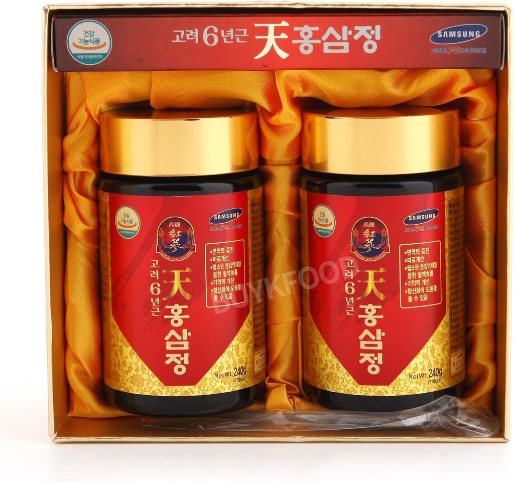 Κορεάτικα 6 χρόνια Red Ginseng Gold Extract, 240g(8.5oz) X 2ea, Sapoin, Panaxs