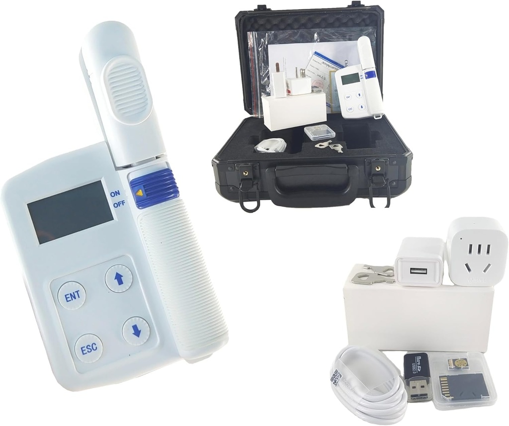 Ψηφιακός ελεγκτής θερμοκρασίας φύλλων με εύρος μετρήσεων 0.0-99.99SPAD άζωτο 0.0-99.99mg/g Θερμοκρασία -10-99.9°C