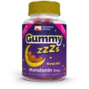 Gummy ZZZs Melatonin - Sleep Gummies 5 mg - Flavor Φράουλα - 90 Count - Vegan-Friendly, Gelatin και Gluten Free - Halal και Kosher Certified - Nighttime Gummies για άνδρες και γυναίκες