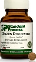 Standard Process Spleen Desiccated - Ολόκληρο το συμπλήρωμα με βάση τα τρόφιμα για την υποστήριξη Spleen Health - Aid Healthy Immune System - Συμπλήρωμα με ιδιόκτητη ανάμειξη με Bovine & Ovine Spleen - 90 δισκία