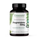 EMERALD LABS Pregnenolone 50mg - Premium συμπλήρωμα ευεξίας για να βοηθήσει την υγεία του εγκεφάλου, ανοσοποιητική υποστήριξη & ορμονική ισορροπία - Χωρίς γλουτένη - 60 κάψουλες λαχανικών (30-Ημέρα προσφοράς)