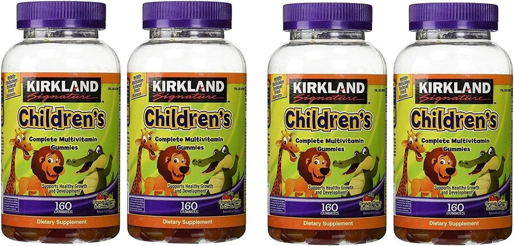 Kirkland Υπογραφή Παιδική Πλήρης πολυβιταμίνη, 320 Gummies (2 πακέτο)