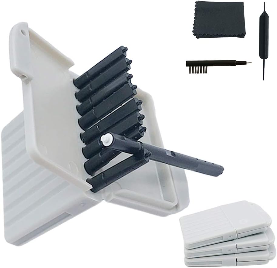 Βοηθητικό ακοής Wax Guards Filters Cerumen Stop Wax Παγίδες για Phonak, Unitron, Widex Βοηθητικά ακοής Καθαριστικό με Cleaning Brush kit Εργαλεία και θήκη μεταφοράς – 3Packs/24 Filters