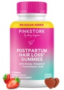 Pink Stork Postpartum Μαλλιά Απώλεια Gummies 