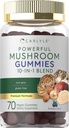 Carlyle Mushroom Supplement Gummies | 70 Vegan Gummies | 10-in-1 Blend | Non-GMO, and Gluten Free