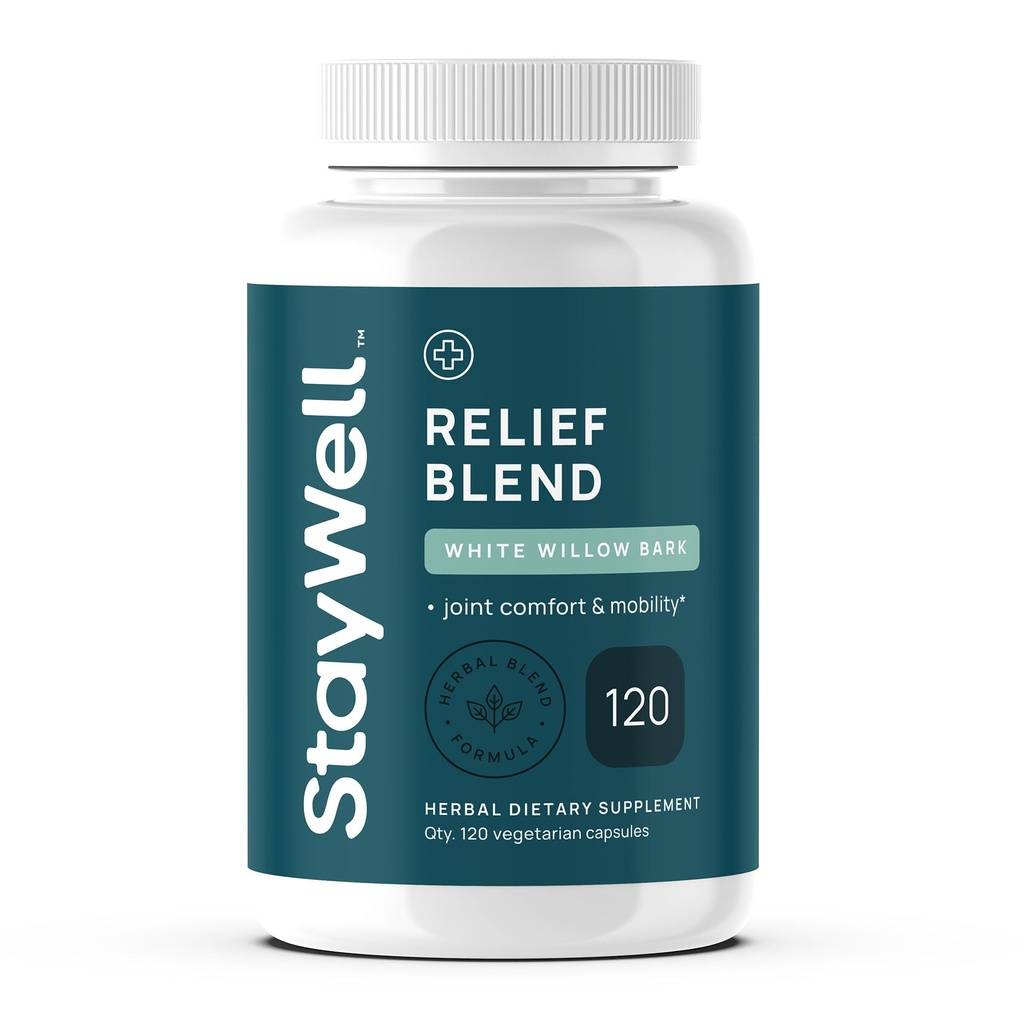 Πόνος ανακούφιση- White Willow Bark Extract, Claw του διαβόλου, Turmeric, Boswellia, Bromelain και Ginger Premium Extract Blend- 120ct