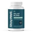 Stay-Well Naturals Pain Relief- White Willow Bark Extract, Devil's Claw, Turmeric, Boswellia, Bromelain and Ginger Premium Extract Blend- 120ct