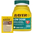 Bayer Aspirin 81mg Enteric Coated Tablets 300ct και 2 Count Travel Pack της γνήσιας ασπιρίνης 325mg Επικαλυμμένα δισκία