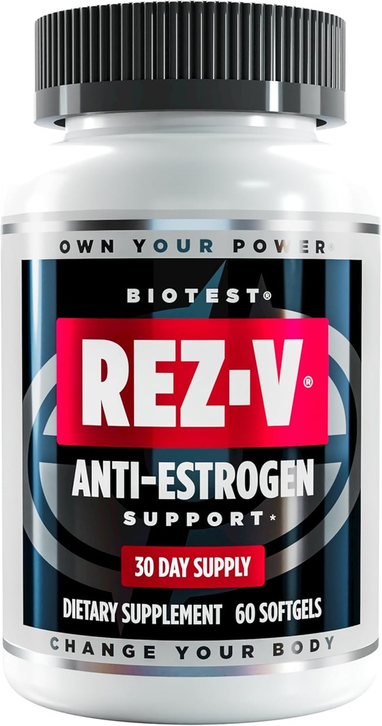 Biotest Rez-V - Resveratrol υψηλής απορρόφησης για αντι-εστρογόνο υποστήριξη + κυτταρική υγεία - 60 Softgels