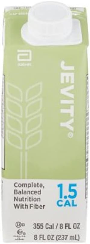 Jevity 1.5 Cal Άγευστη υψηλής διατροφής πρωτεΐνης ποτό 8 ουγγιά χαρτοκιβώτιο κάθε