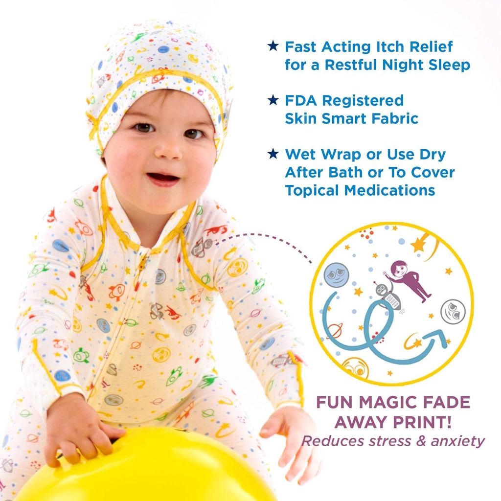 Eczema Cradle Cap Rash + Itch Relief για Μέτρια έως Σοβαρή Έκζεμα Scalp & Σμηγματορροϊκή Δερματίτιδα Θεραπεία ύπνου - Baby & Toddler