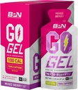ΔΙΑΤΡΟΦΗ ΕΠΙΔΟΣΕΩΝ BARE, BPN Go Gel Endurance, 24g υδατάνθρακες & 100 θερμίδες ανά συσκευασία, Vegan + Gluten Free Running Gel, 10 Single-Serving Packs, Caffeinated Mixed Berry