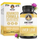 Ancient Bliss Liver Love - Φυσικό γάλα Thittle Liver Detox και Liver Health Cleanse συμπλήρωμα - Υποστήριξη Υγιές συκώτι σε άνδρες και γυναίκες - 60 κάψουλες - με Burdock, Dandelion, γαρύφαλλα, και περισσότερα