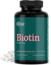 Biotin 10000mcg - Max Compength Biotin Supplement - Δέρμα μαλλιών και νυχιών Βιταμίνες για γυναίκες & άνδρες, Βιταμίνες ανάπτυξης μαλλιών & Παραγωγή ενέργειας, Kosher, Non-GMO, 360 Mini Tablets