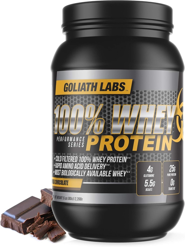 Γολιάθ Labs 100% Whey Protein Powder 10 lb (σοκολικό)