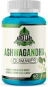Ashwagandha Gummies - 60 Count - Μικτό μούρο, KSM-66, Vegan, Plant Based, Μη ΓΤΟ, Χωρίς γλουτένη & Ζελατίνη Δωρεάν χαλάρωση