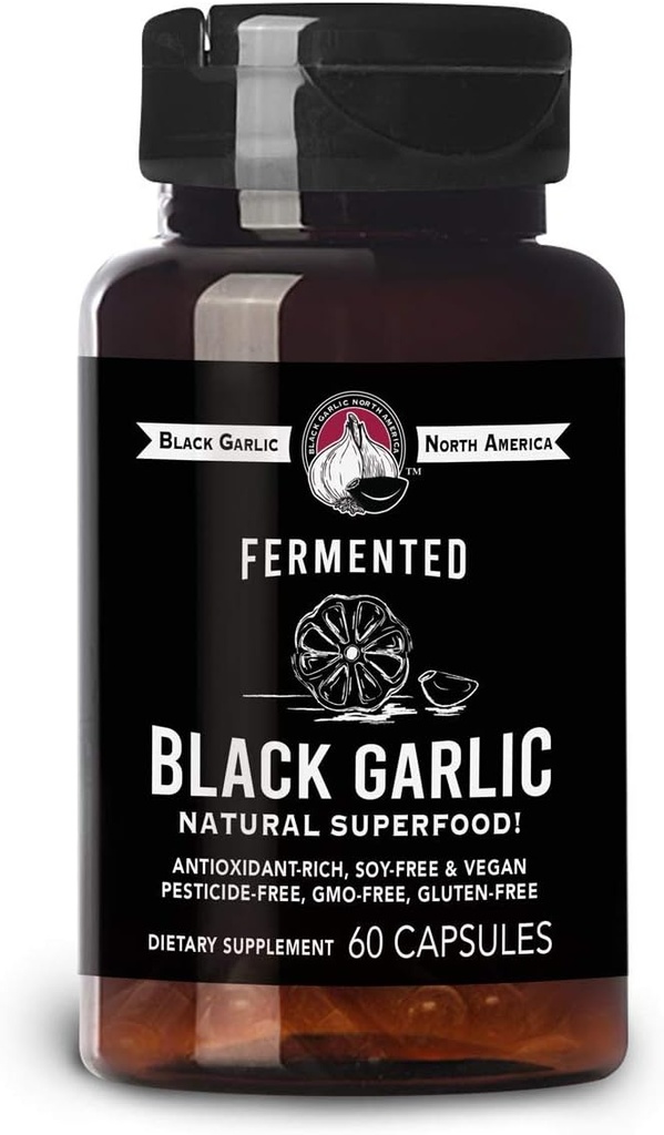 Κάψουλες Μαύρο σκόρδο – Φυσικό SUPERFOOD 60 κάψουλες / 30 Σερβίρει (1.000mg/serving)