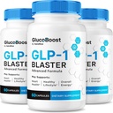 (3 Pack) GlucoBoost κάψουλες, επίσημη GlucoBoost GLP-1 Booster, όλα τα φυσικά Formula για να διατηρήσει σταθερή υγιή επίπεδα, Premium Βιταμίνες υποστήριξης αίματος, Gluco Boost αναθεώρηση (180 κάψουλες)