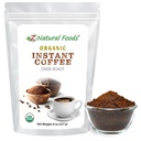 Z Natural Foods Organic Instant Coffee Powder - Πλούσια Σκούρο Ψητή Γεύση, Arabica Instant Espresso Σκόνη με Αντιοξειδωτικά για την ενίσχυση της ενέργειας, Mood & Focus - Gourmet καφέ σε Resealable Bag, 8 oz