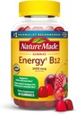 Nature Made Energy B12 1000 mcg, Συμπλήρωμα διατροφής για την υποστήριξη του μεταβολισμού της ενέργειας, 80 Gummies, 40 ημέρες προσφοράς Η συσκευασία μπορεί να διαφέρει