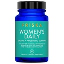 FRISKA Γυναικεία Καθημερινή Digestive Enzyme και Probiotics συμπλήρωμα, Advanced Natural Support for Female Digestive Health, Fights Bloating, Eases Digestion, υποστηρίζει θρεπτική απορρόφηση, 30 κάψουλες