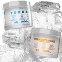 TUDCA+ 1000mg συμπλήρωμα αλατιού για την υποστήριξη ήπατος + Turkesterone & Tongkat Ali 1000mg αύξηση Stamina (60 κάψουλες)