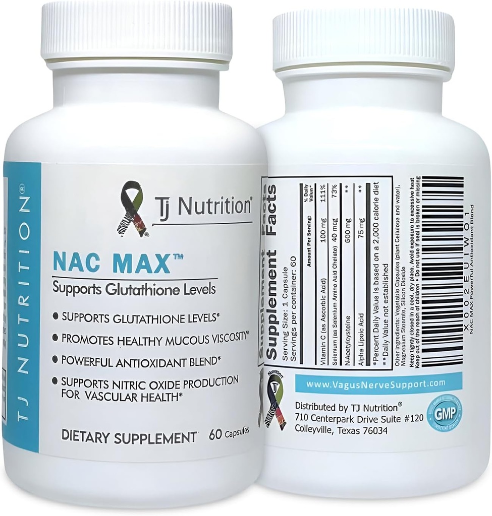 NAC MAXTM - Το Ultimate N- Acetylcysteine Blend - υποστηρίζει το ανοσοποιητικό σύστημα - την αναπνευστική υγεία - την υγεία του ήπατος - καλύτερα από το NAC μόνο