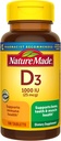 Nature Made Vitamin D3, 100 Tablets, Vitamin D 1000 IU (25 mcg) Βοηθά στην υποστήριξη της ανοσοποιητικής υγείας, των ισχυρών οστών και των δοντιών, & της μυϊκής λειτουργίας, 125% της ημερήσιας αξίας της βιταμίνης D σε ένα ημερήσιο δισκίο