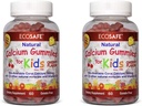 Βιταμίνη Ασβέστου Κοραλλιογενών D3 Παιδιά Gummy, Φυσικό άρωμα κερασιού, Μη ΓΤΟ, Χωρίς γλουτένη, Χωρίς γαλακτοκομικά, Χωρίς σόγια και Ζελατίνη Δωρεάν - 300 mg ασβεστίου, και 800 IU Βιταμίνης D3-60 Gummies (1 Συσκευασία)