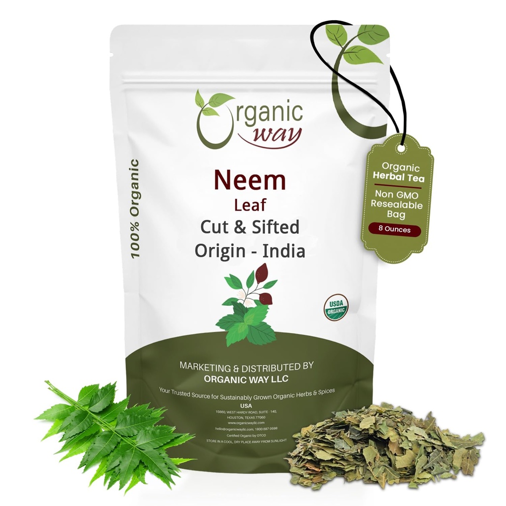 Organic Way Neem Leaf Cut and κοσκινισμένο 