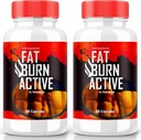 (2 Pack) Fat Burn Active Hills, Fat Burner Active Advance Keto Formula - Advanced Weight Loss Support, All Natural Keto Supplement, Fat Burn Keto Vitamins, FatBurn Keto Active Reviews (120 Κάψουλες)