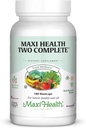 Maxi Health Two Complete - Multivitamins and Minerals - Full Potency - 180 Capsules - Kosher