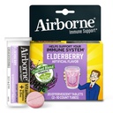 Airborne Elderberry Extract + Βιταμίνη C 1000mg (ανά Σερβίρισμα) - Αναβράζοντα Δισκία (20 Μέτρα σε Κουτί), Συμπλήρωμα Ανοσολογικής Υποστήριξης Χωρίς Γλουτένη, με Βιταμίνες A C E, Ψευδάργυρος, Σελήνιο, Χωρίς Ζάχαρη