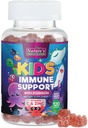 Kids Immune Support Supplement Gummies - Daily Childrens Vitamins C, Zinc & Echinacea - Gummy for Kids Immune Support, Ages 4 and Up, Natural Berry Flavor, Non-GMO, Gluten-Free & Vegan - 120 Gummies