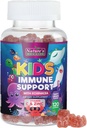 Kids Immune Support Supplement Gummies - Daily Childrens Vitamins C, Zinc & Echinacea - Gummy for Kids Immunity Support, Ages 4 and Up, Natural Berry Flavor, Non-GMO, Gluten-Free & Vegan - 120 Gummies